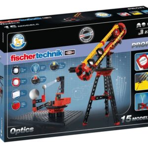 Juguete educativo, fischertechnik Optics telescopio, industria alemana.