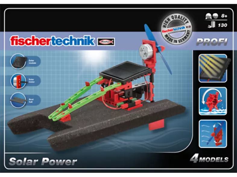 FISCHERTECHNIK Energía solar, negro, rojo, verde Industria Alemana